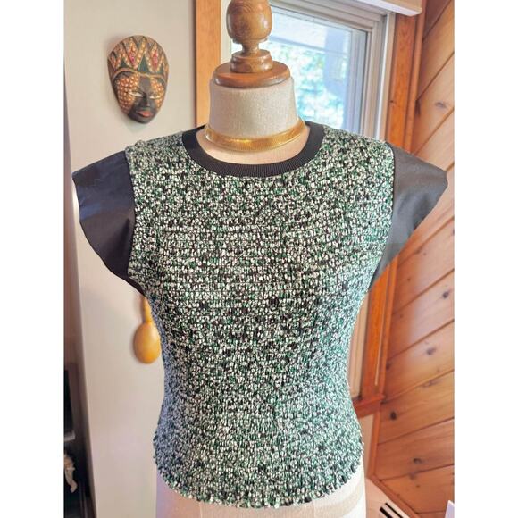 Rebecca Minkoff Structured Sleeve Blouse - Picture 2 of 7